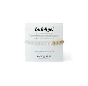 Buh-Bye! Diffuser Bracelet with Crystal Quartz